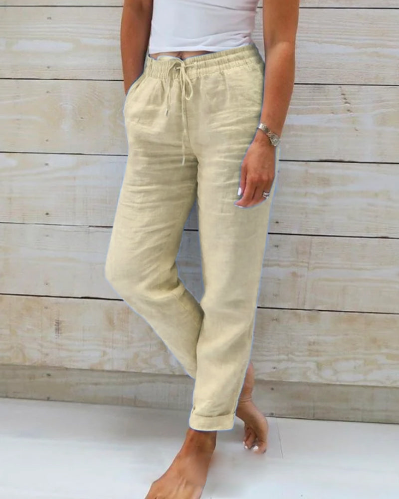 Levoire | Pantalons Confortables Pour Femmes Khaki