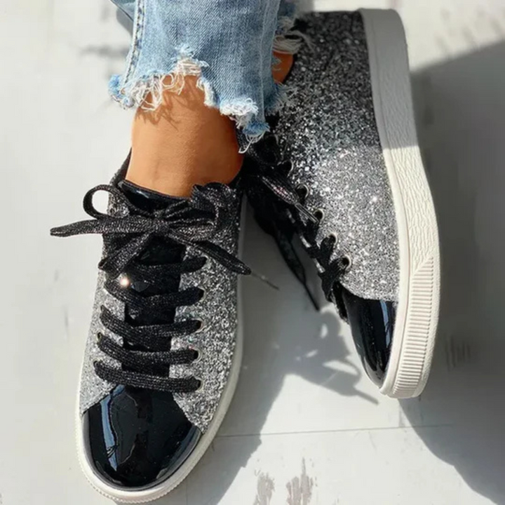 Levoire | Baskets Élégantes Et Tendance Pour - Femmes - À Lacets Noir