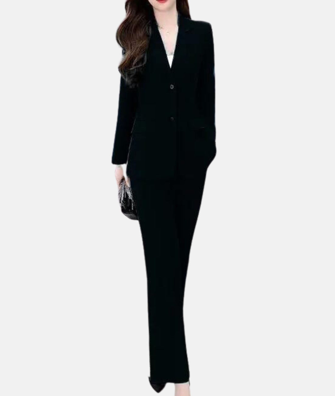 Levoire | Combinaison Élégante Avec Blazer Cintré Noir