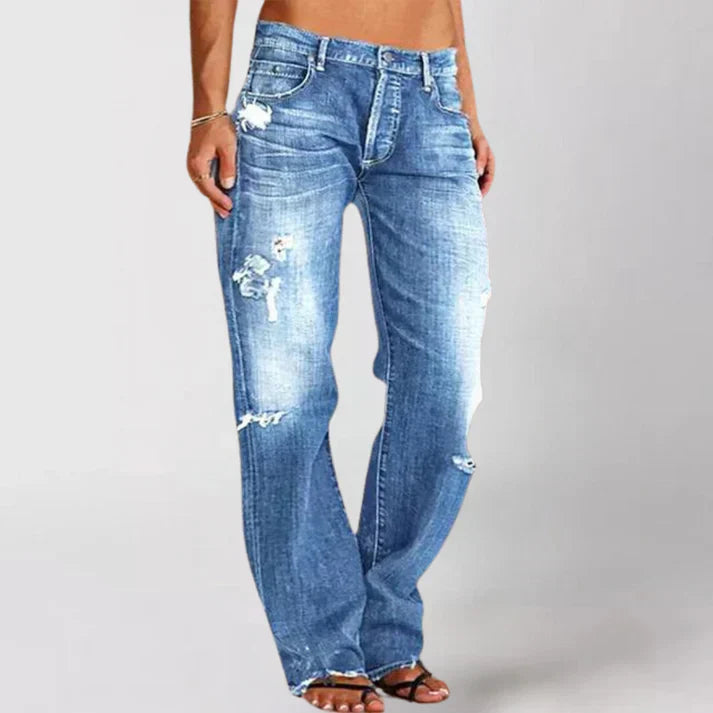 Levoire | Pantalons À Jambe Large Bleu
