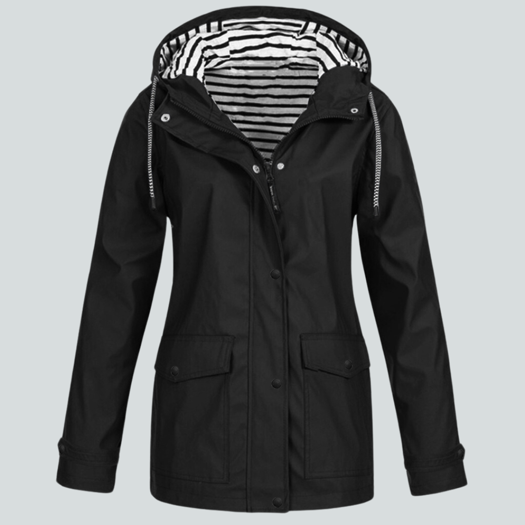 Levoire | Veste de pluie élégante Noir (Il ne reste que 8 unités)