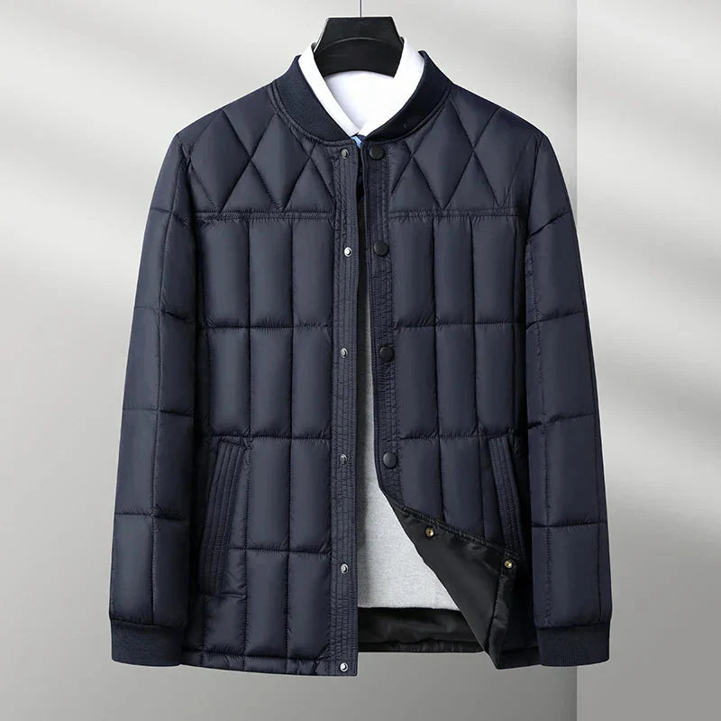 Levoire | Veste en duvet urbaine pour hommes Bleu marine