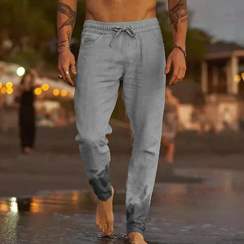 Levoire | Pantalon Confortable Pour Hommes Au Design Décontracté Gris