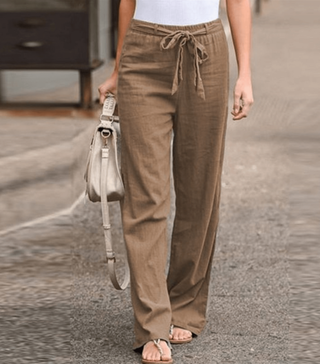 Levoire | Pantalon Confortable FR Femmes FR Le Confort Quotidien Khaki