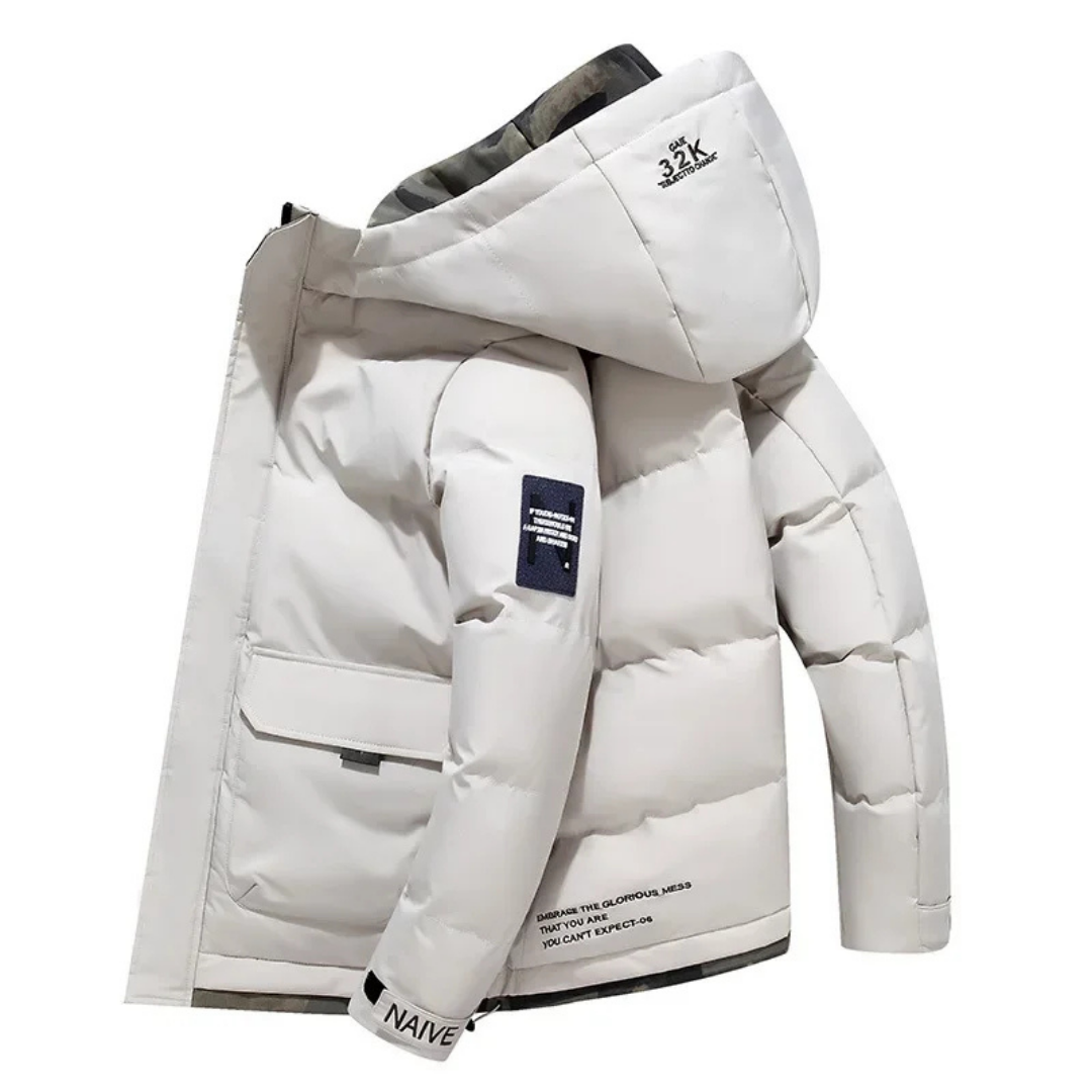Levoire | Veste à capuche avec fermeture éclair Blanc
