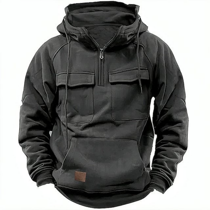 Levoire | Veste pour hommes à capuche chaude Gris
