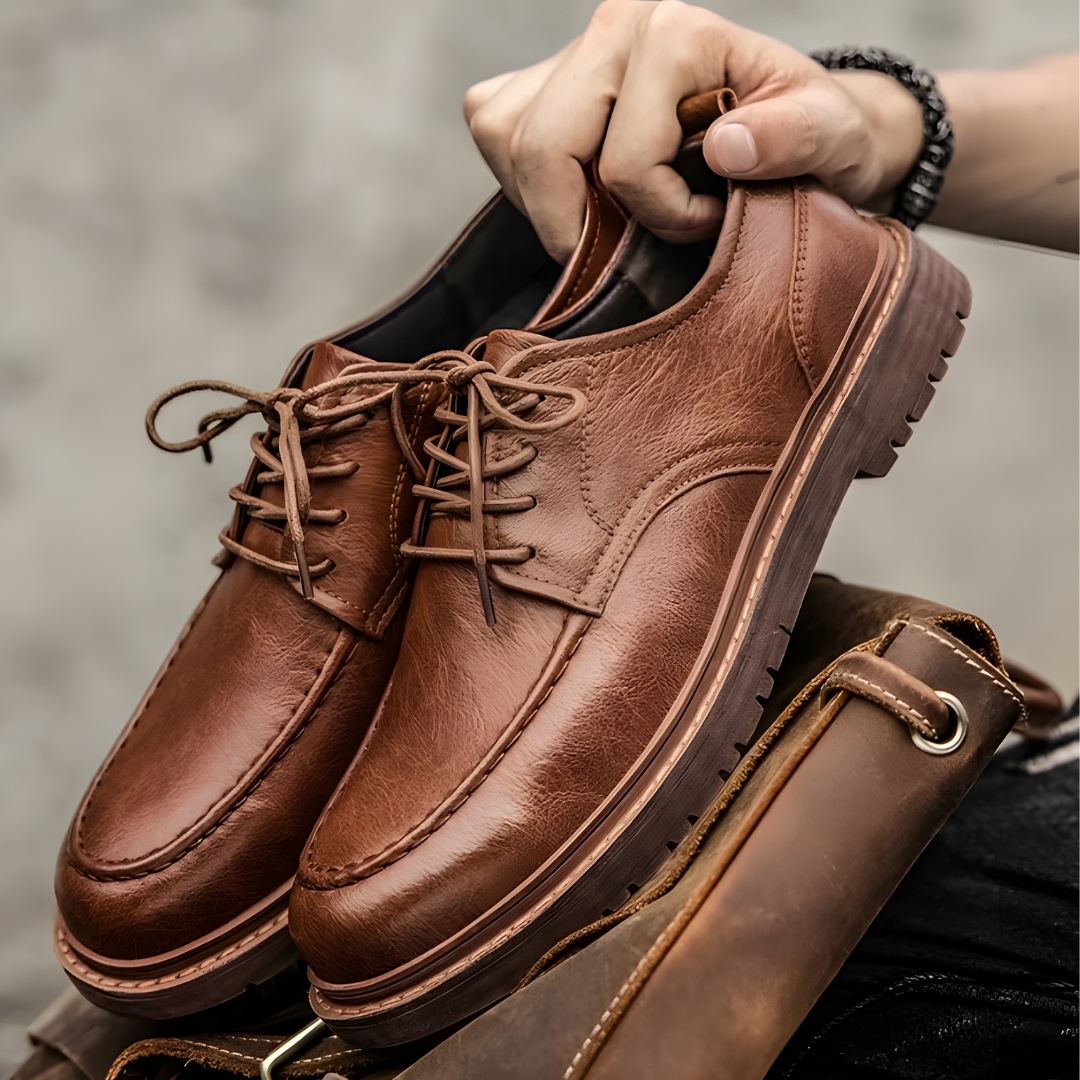 Levoire | Lacets pour hommes confortables Braun