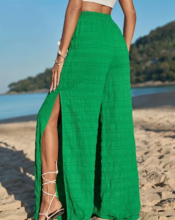 Levoire | Vêtements Structuraux Solides Pantalon Large À Jambe