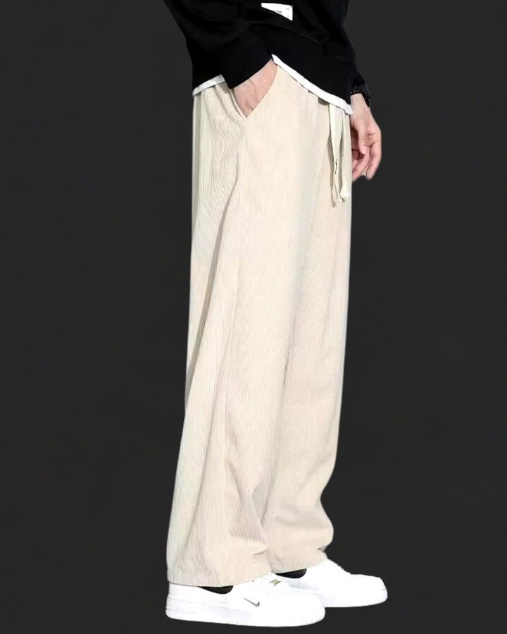 Levoire | Pantalon En Velours Côtelé Décontracté Chaud, Durable & Confort Décontracté