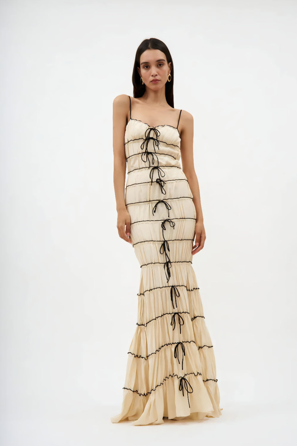 Levoire | Robe Maxi Bandage Femme Robe d'été Femme avec Nœud