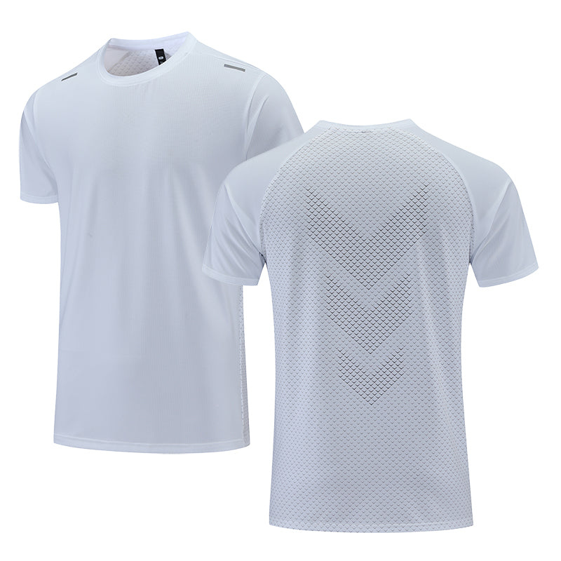 Levoire | T-Shirt de sport pour hommes Fitness Blanc