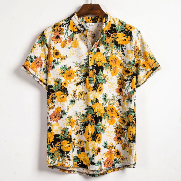 Levoire | Chemise De Loisirs Élégante Jaune