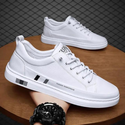 Levoire | Chaussures En Cuir Pour Hommes Avec Impression De Lettres