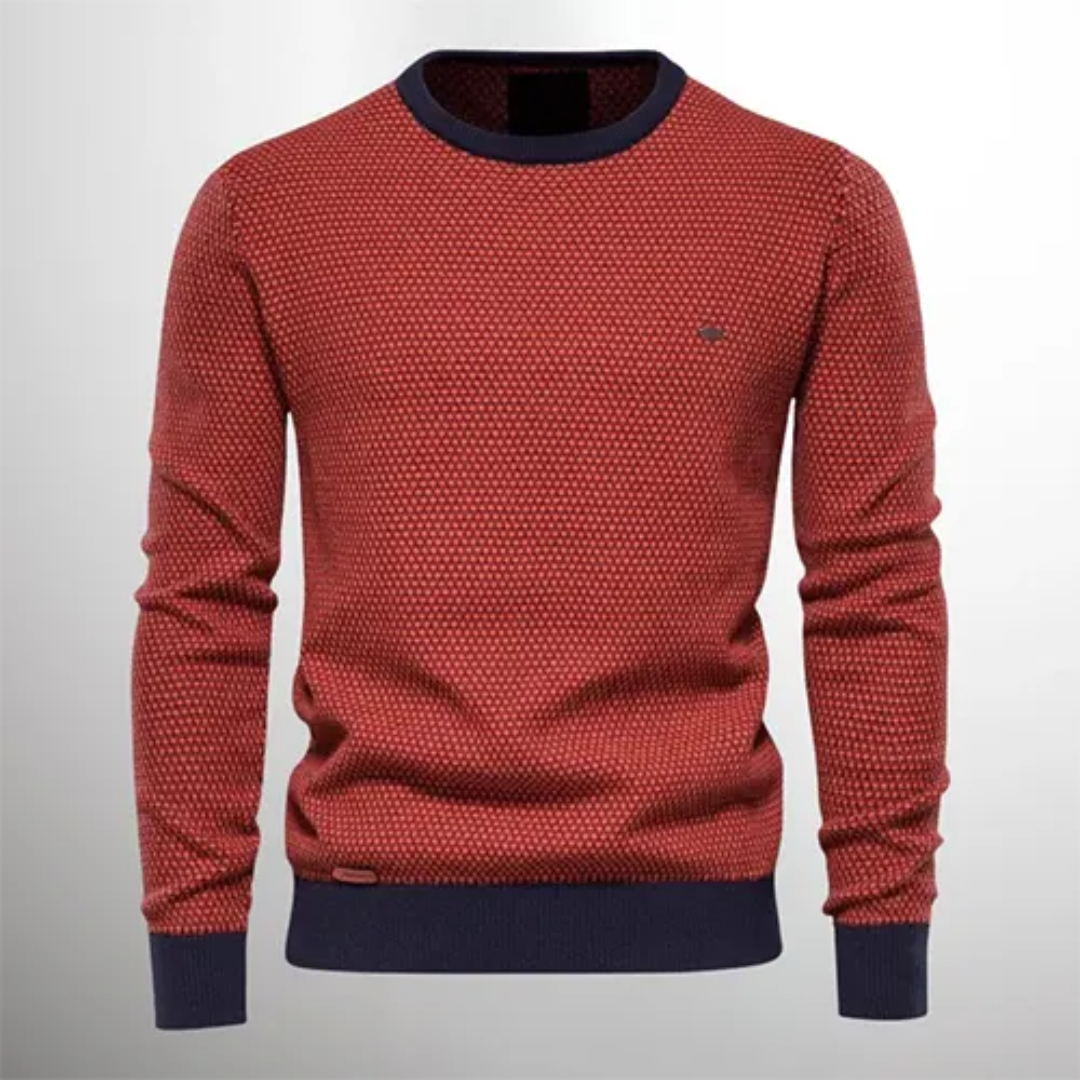 Levoire | Sweatshirt à col rond pour hommes chaud Rot