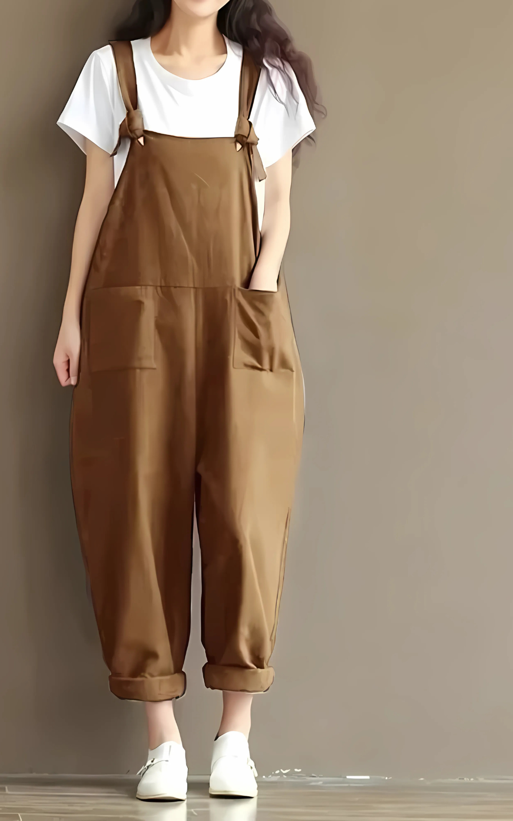 Levoire | Sarouel Femme Confort Et Style Décontracté Café