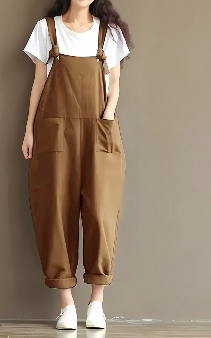 Levoire | Sarouel Femme Confort Et Style Décontracté Café