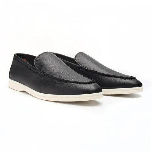 Levoire | Mocassins En Cuir Noirs