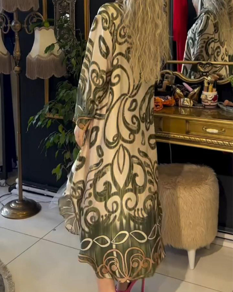 Levoire | Femmes Élégante Robe Imprimée