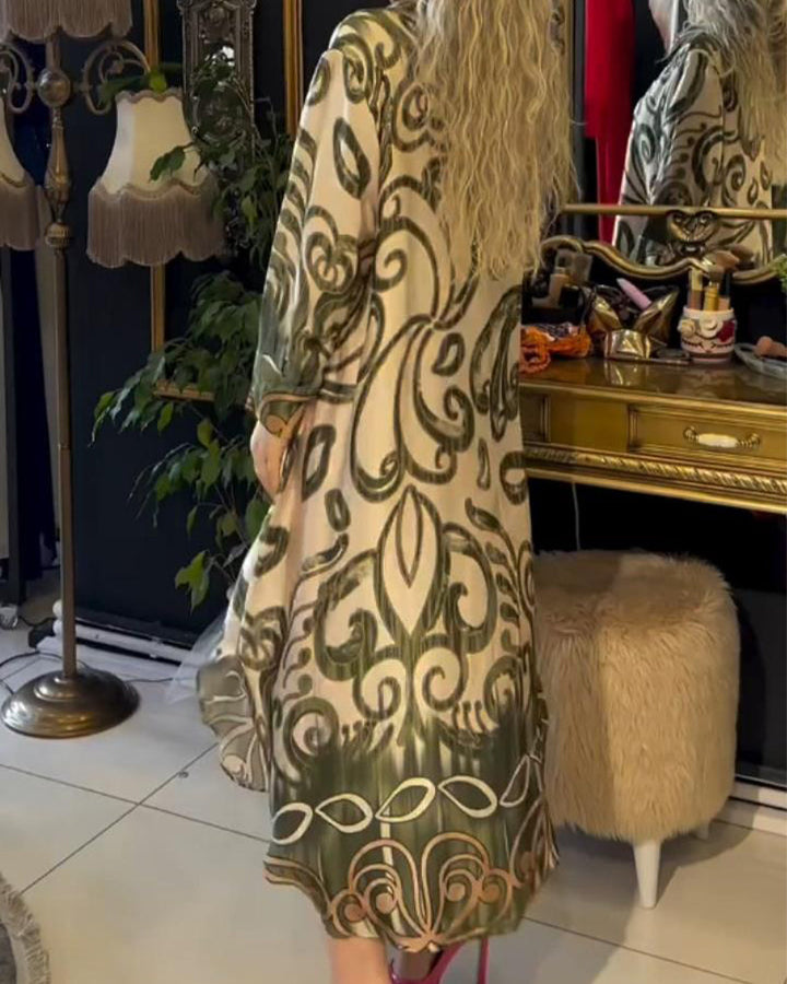 Levoire | Femmes Élégante Robe Imprimée