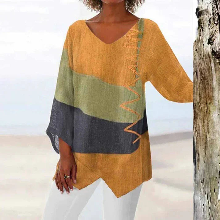 Levoire | Chemise En Style Tricolore Jaune