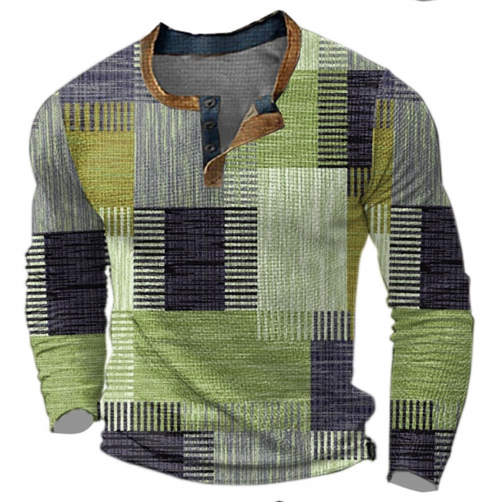 Levoire | Pull structuré à la mode pour hommes Vert
