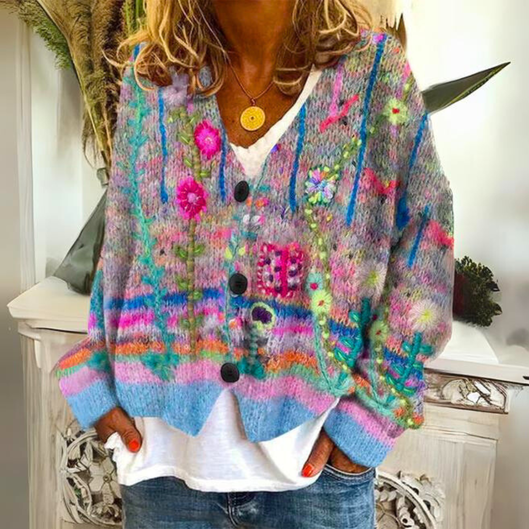 Levoire | Élodie Gilet Plus Chaud Et Élégant Bleu
