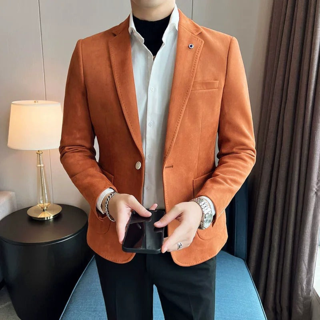 Levoire | Moderne Pour - Hommes - Coupe Ajustée Abricot
