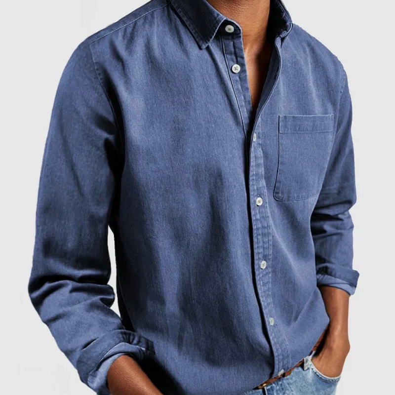 Levoire | Chemise En Denim Pour Hommes Denim