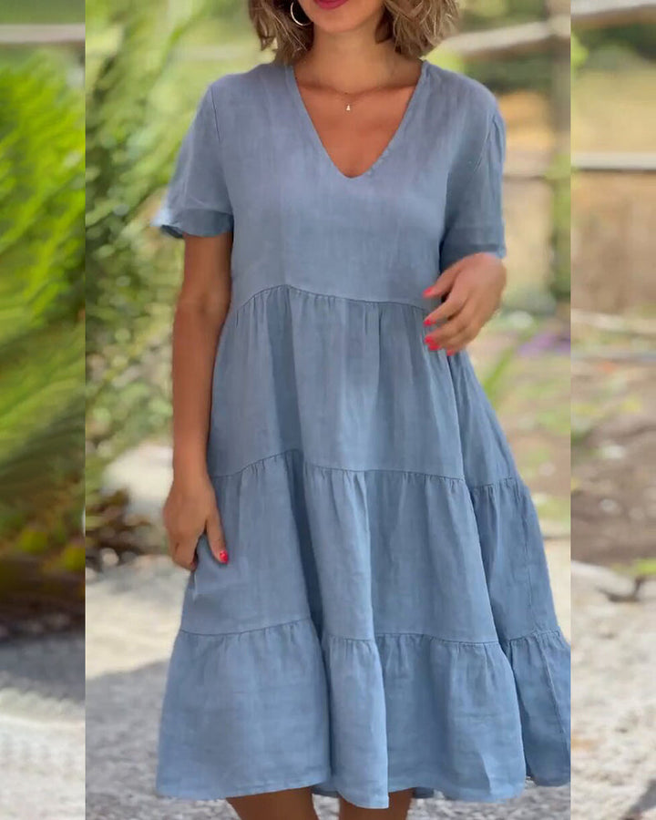 Levoire | Robe fluide à motifs Bleu
