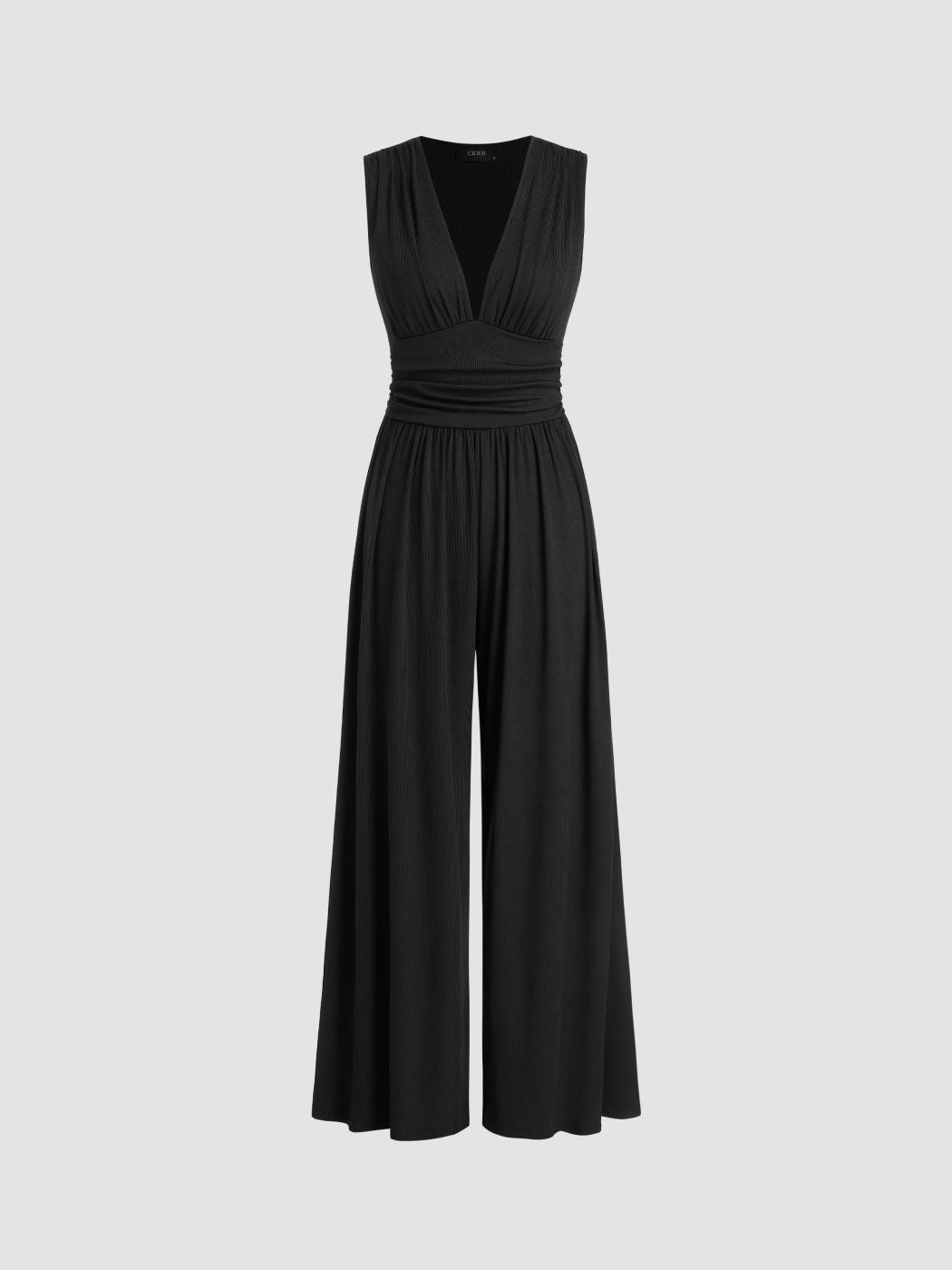 Levoire | Jumpsuit élégant pour femmes avec décolleté en V Noir