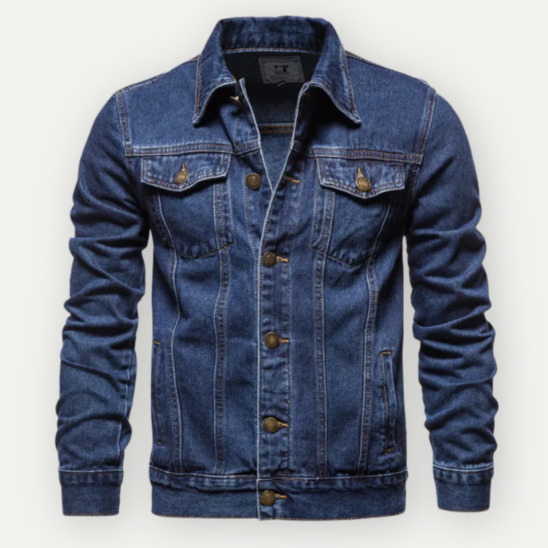 Levoire | Veste En Denim Pour Homme bleu foncé