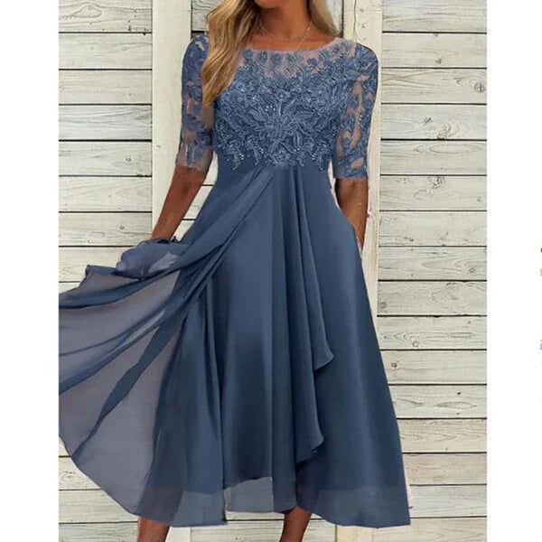 Levoire | Moreau - Robe D'Été Élégante Bleu
