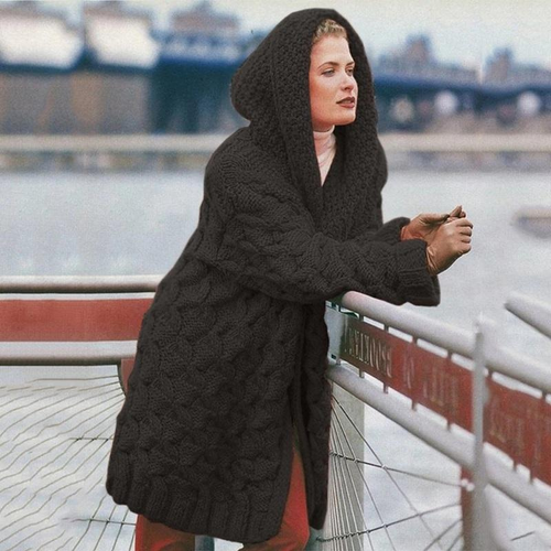 Levoire | Long Cardigan FR Women Hoodie