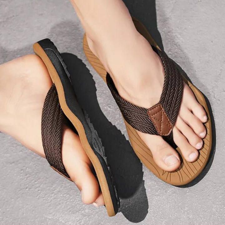 Levoire | Sandales Pour Hommes Braun