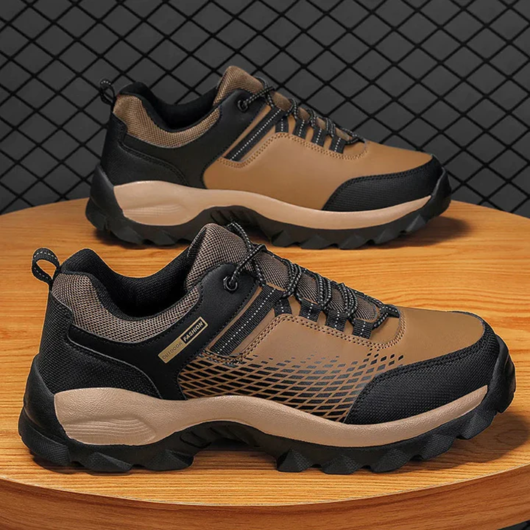 Levoire | Chaussures De Randonnée Pour Hommes Au Style Outdoor Braun