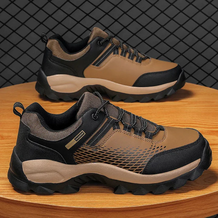 Levoire | Chaussures De Randonnée Pour Hommes Au Style Outdoor Braun