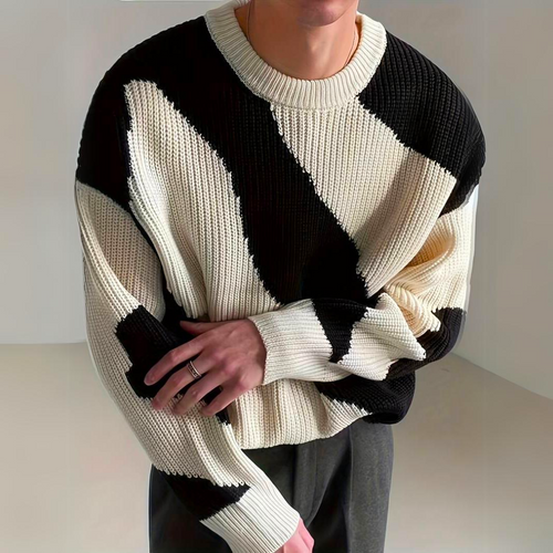 Levoire | Pull En Tricot Pour Hommes Au Look Classique