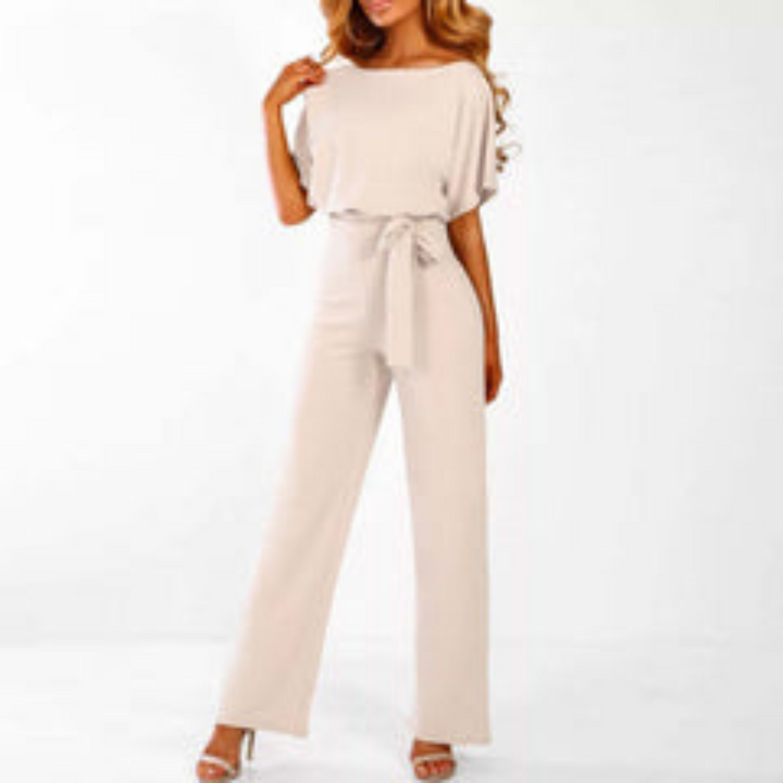 Levoire | Élégant ensemble deux pièces pour femmes ceinture Beige