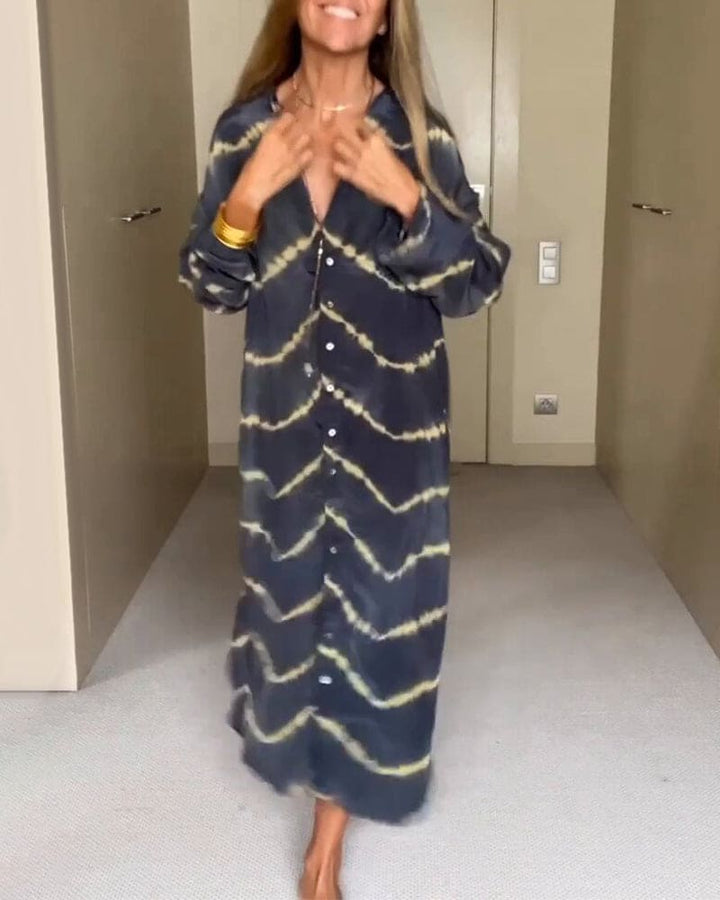 Levoire | Robe maxi à rayures douces