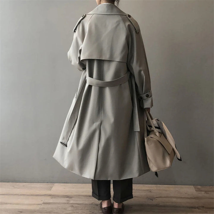 Levoire | Manteau Trench Long Pour Femmes Avec Une Coupe Grande Taille Et Double Boutonnage