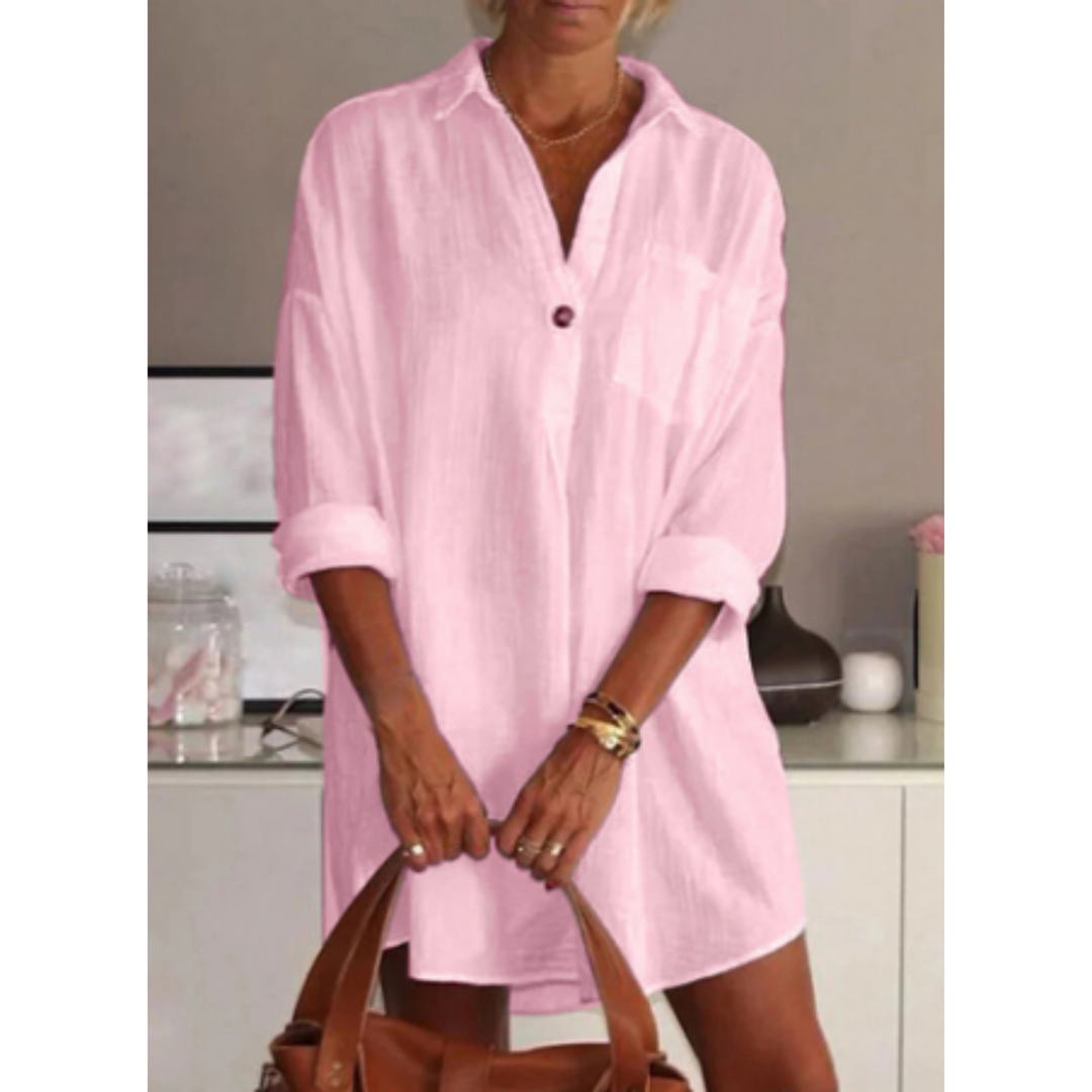 Levoire | Élégant Et Léger Robe De Plage Rosa