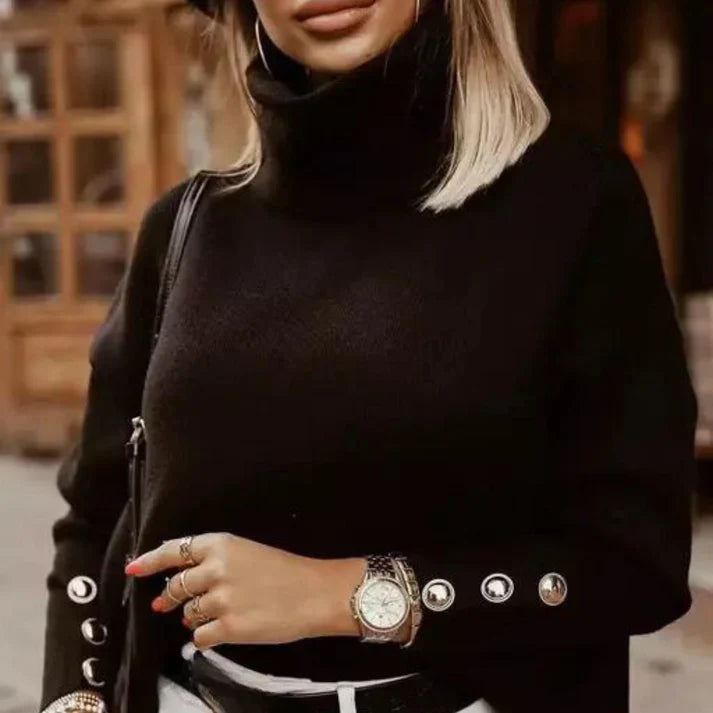 Levoire | PULLOVER TRICOT FEMME Noir