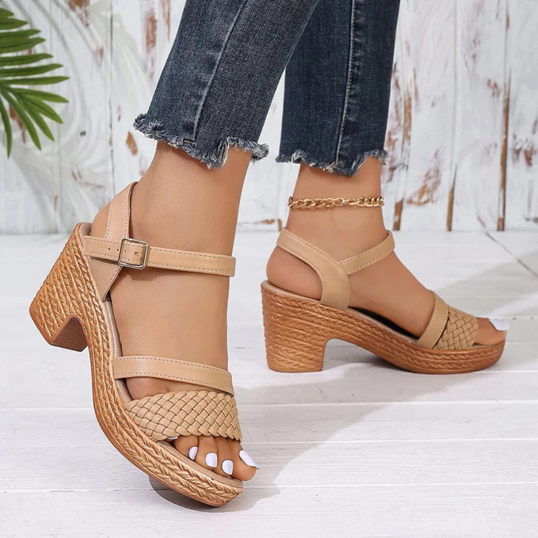 Levoire | Sandales Compensées Femme À Brides - Levoire | Talons Plateforme