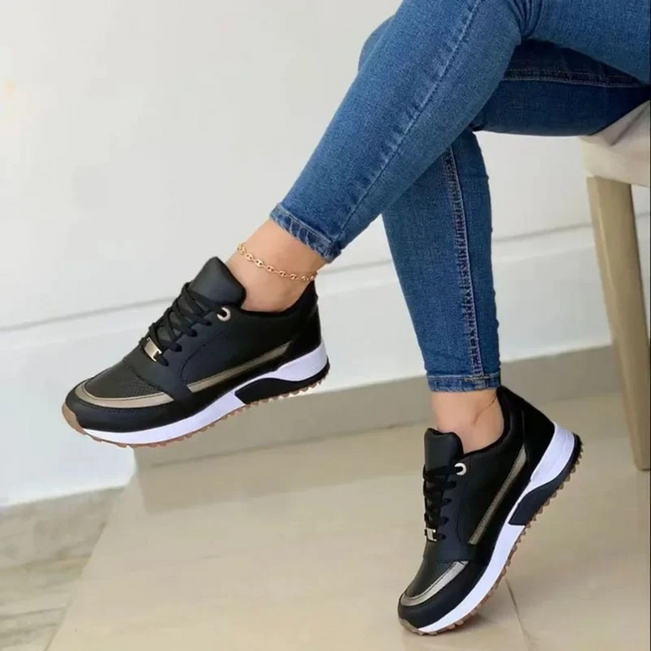 Levoire | Baskets À Lacets Pour Femmes Noir