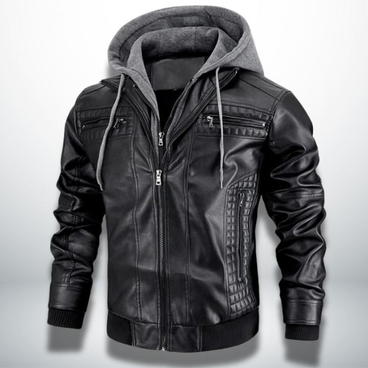 Levoire | Veste pour hommes en cuir synthétique de haute qualité