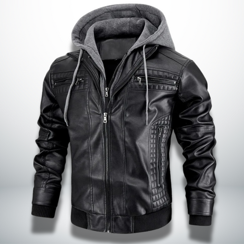 Levoire | Veste pour hommes en cuir synthétique de haute qualité