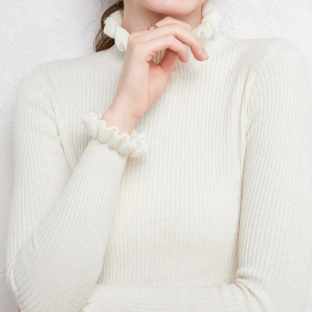 Levoire | Pull De Transition Élégant Printemps Blanc