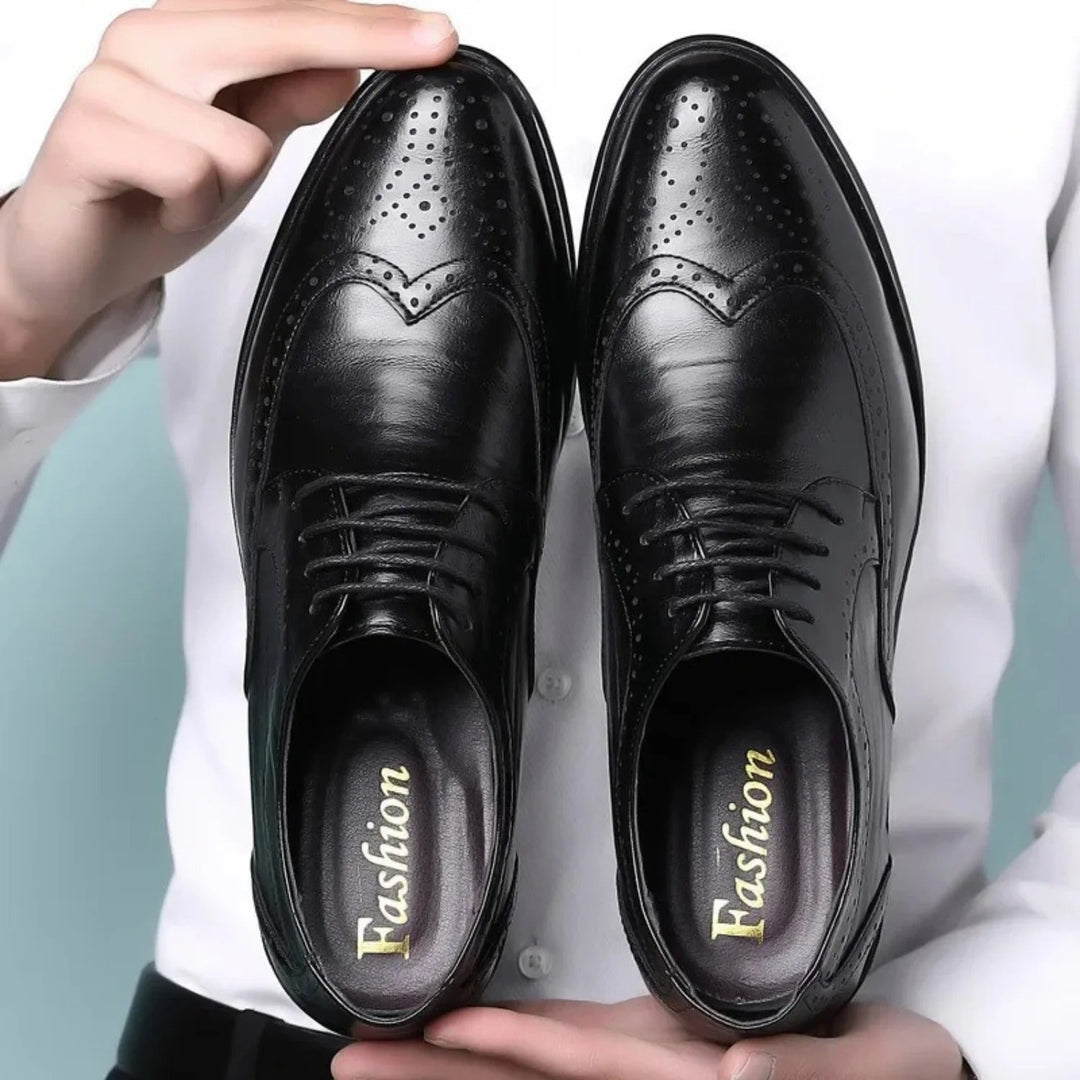 Levoire | Chaussures Brogue Pour Hommes Élégance Et Artisanat Noir