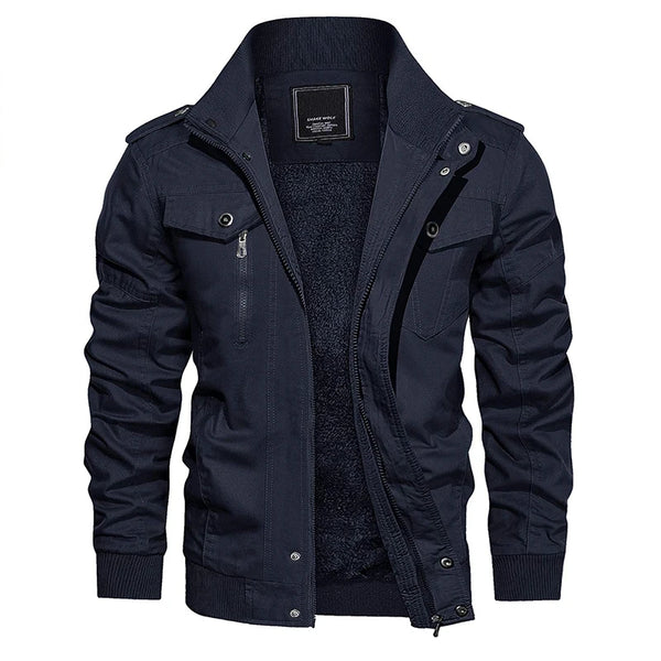 Levoire | Veste bomber zippée en polaire à manches longues Gris de mer