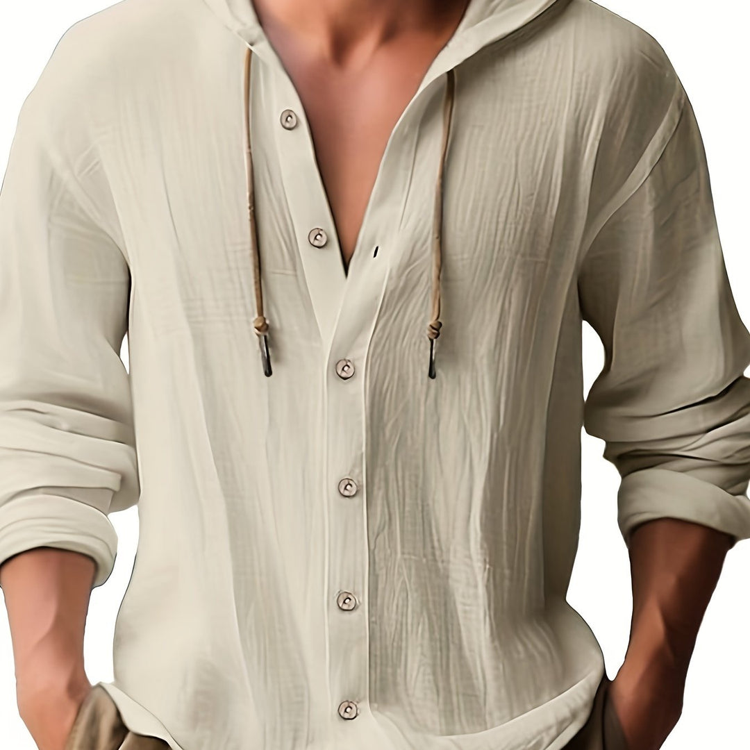 Levoire | Veste Pour Hommes À Capuche En Coton Pur